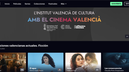Cultura de la Generalitat Valenciana presenta un canal de cine valenciano dentro de Filmin