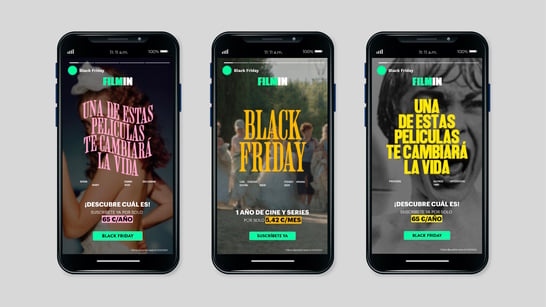 Filmin vuelve a lanzar una promoción de Black Friday inigualable