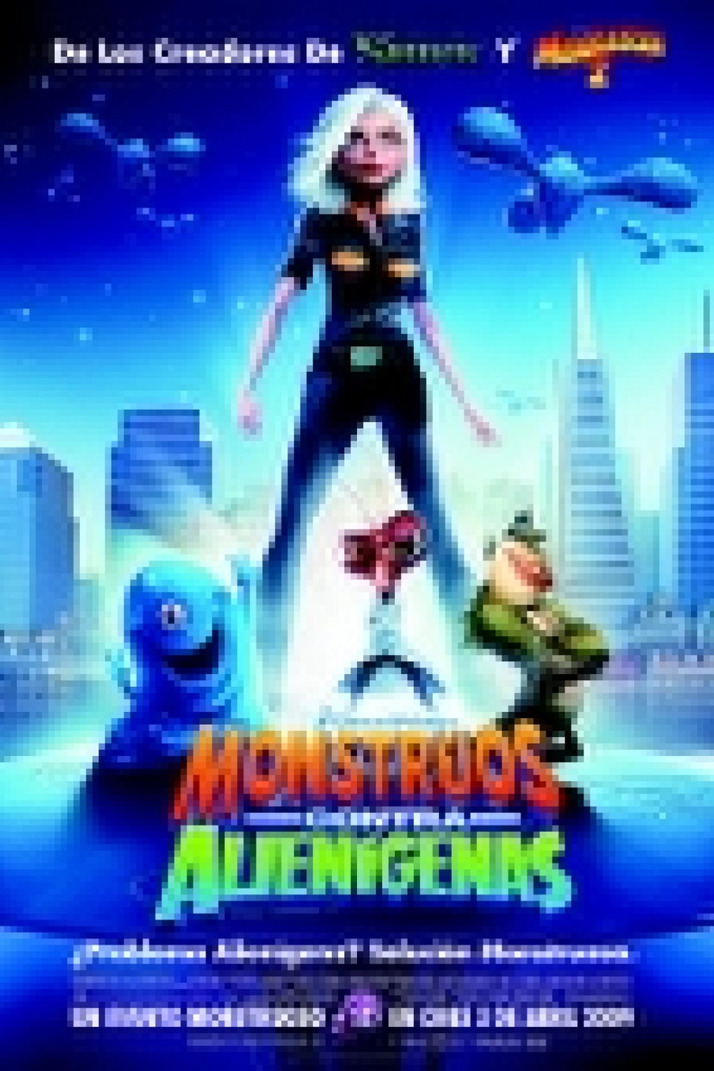 Monstruos contra alienígenas 3D - Filmin