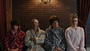 La familia de Margarita en una escena de Idiotka