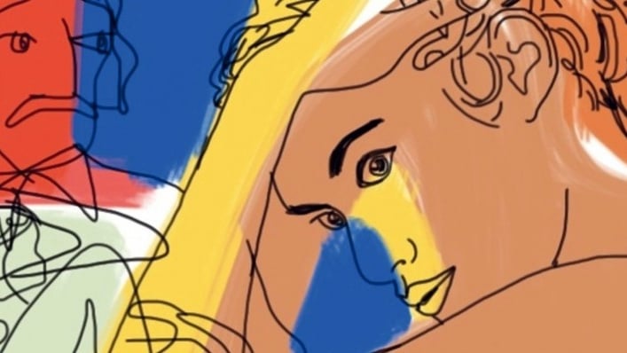 El artista y la modelo