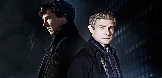 Martin Freeman John Watson carro funebre vuoto